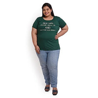 Women's Cotton Round Neck T-shirt - DEAR MATH PLEASE GROW UP AND SOLVE YOUR OWN PROBLEM. | SIZE FROM S-32" TO 8XL-52"