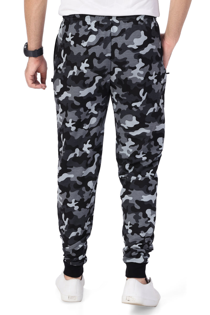 Men's Cotton Military Grey Camouflage Sweatpants | SIZE FROM M TO 7XL