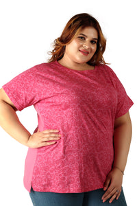 Women's Cotton Round Neck PLUS size T-shirt. | SIZE FROM 3XL-42" - 8XL-52"