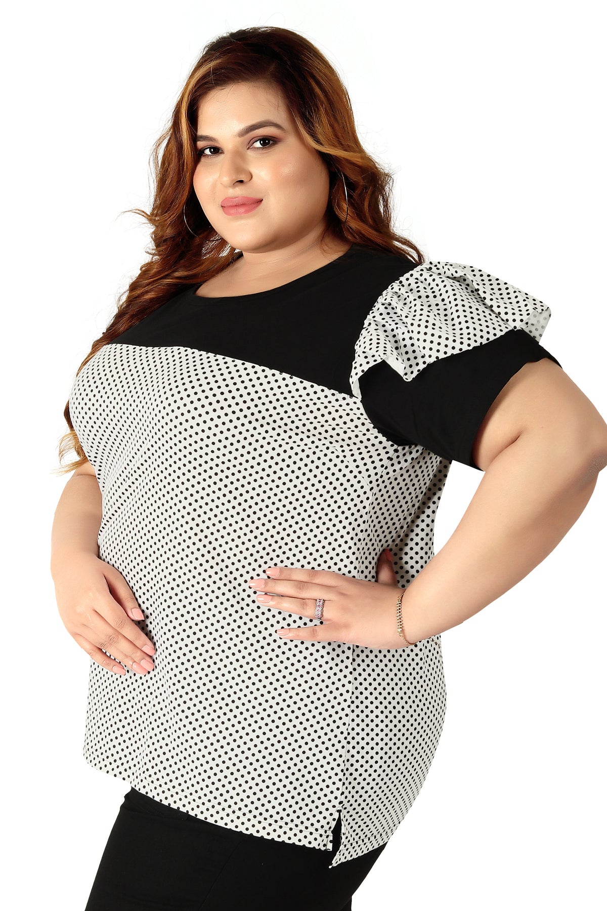 Women's Cotton Round Neck PLUS size All Over Print T-shirt | SIZE FROM 3XL-42" TO 8XL-52".