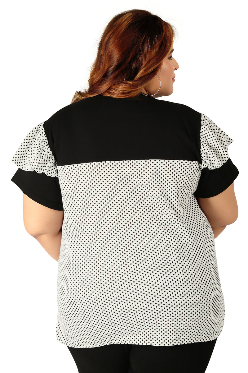 Women's Cotton Round Neck PLUS size All Over Print T-shirt | SIZE FROM 3XL-42" TO 8XL-52".