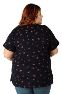 Women's Cotton Round Neck PLUS size T-shirt. | SIZE FROM 3XL-42" - 8XL-52"