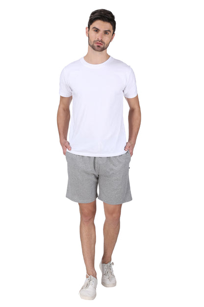 NEO GARMENTS Men’s Cotton Long Shorts | GREY | SIZES FROM M TO 9XL.