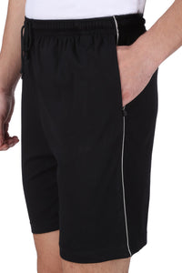 NEO GARMENTS Men’s Cotton Long Shorts | BLACK | SIZES FROM M TO 9XL.