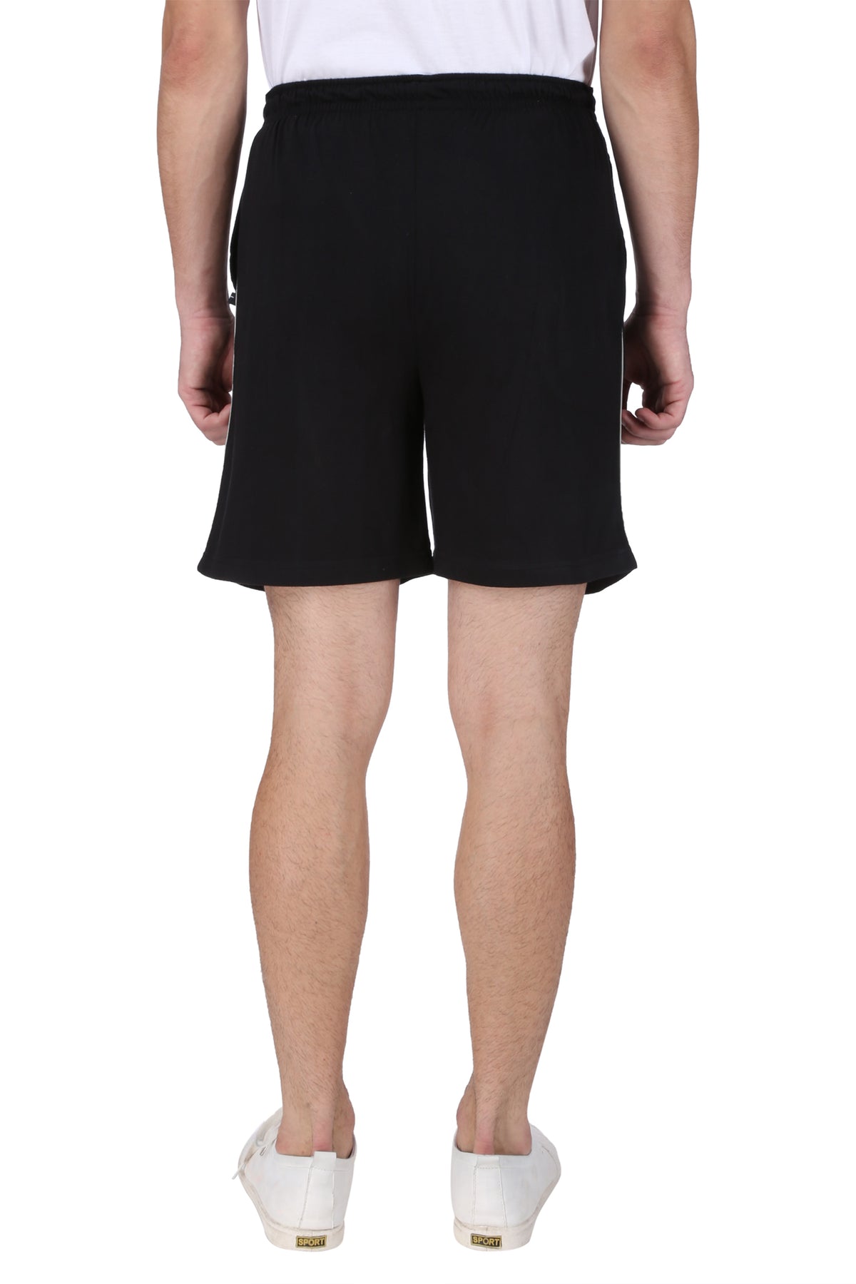 NEO GARMENTS Men’s Cotton Long Shorts | BLACK | SIZES FROM M TO 9XL.