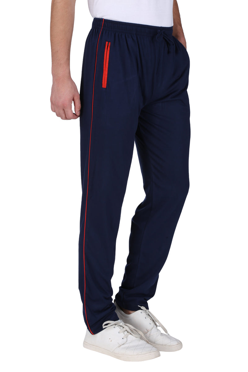 Men's Cotton TRACK PANTS | NAVY BLUE | SIZES FROM M TO 9XL.