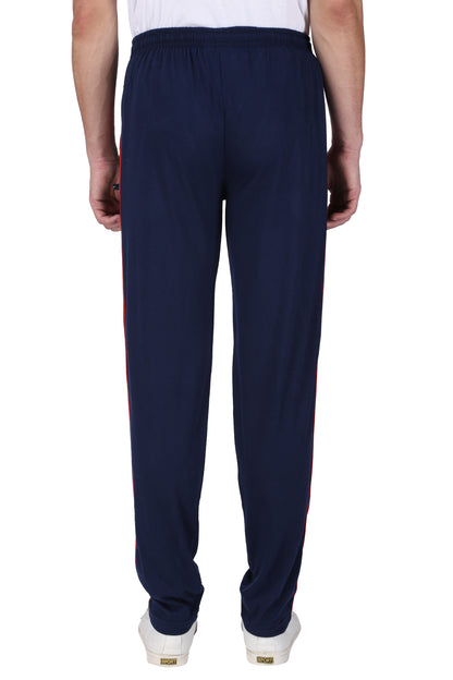 NEO GARMENTS Men's Cotton TRACK PANTS | NAVY BLUE | SIZES FROM M TO 9XL.