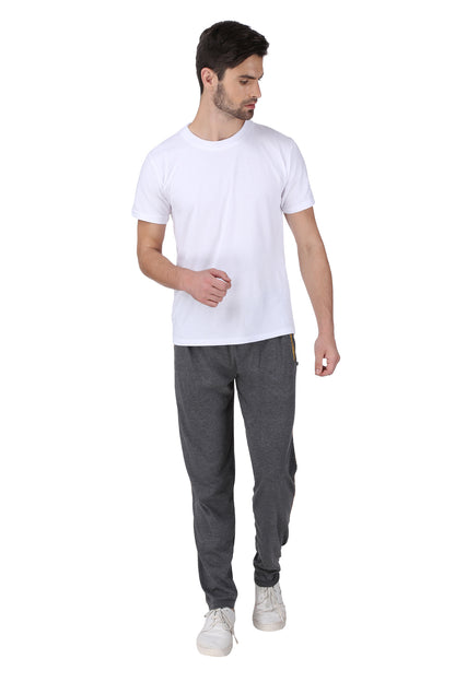 NEO GARMENTS Men's Cotton TRACK PANTS | CARBON | SIZES FROM M TO 9XL.