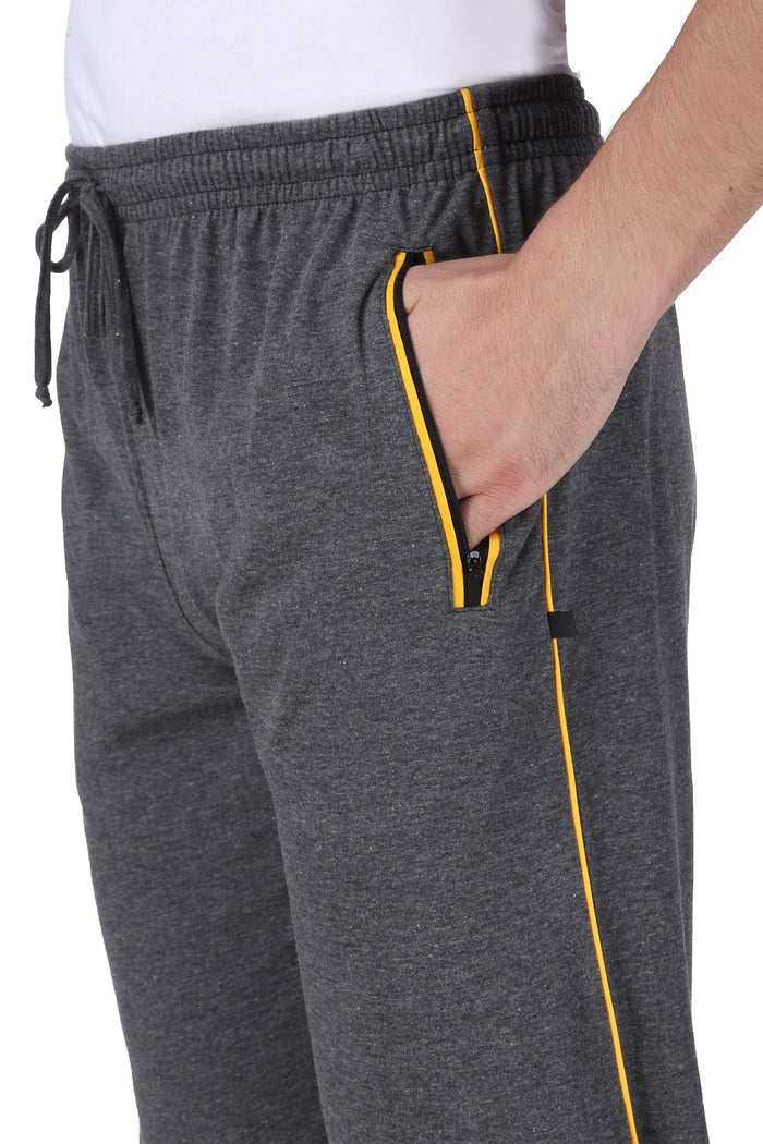 Men's Cotton TRACK PANTS | CARBON | SIZES FROM M TO 9XL.