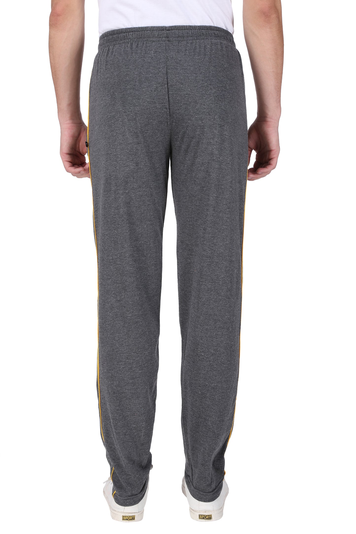 NEO GARMENTS Men's Cotton TRACK PANTS | CARBON | SIZES FROM M TO 9XL.