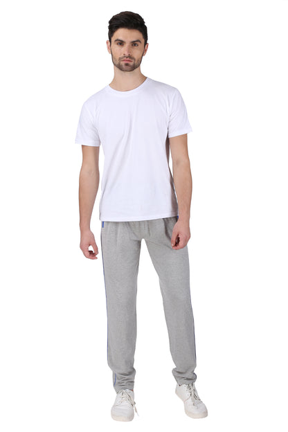 NEO GARMENTS Men's Cotton TRACK PANTS | GREY | SIZES FROM M TO 9XL.