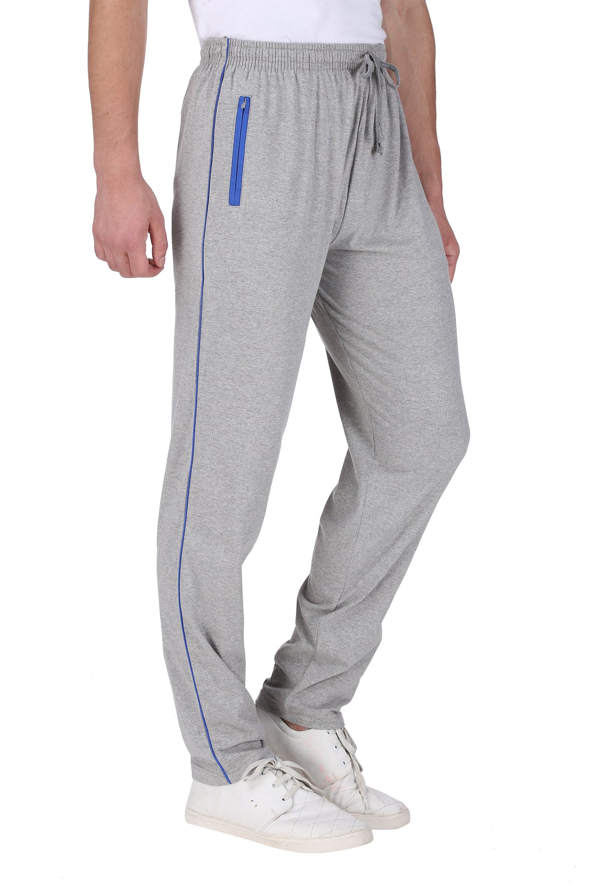 Men's Cotton TRACK PANTS | GREY | SIZES FROM M TO 9XL.