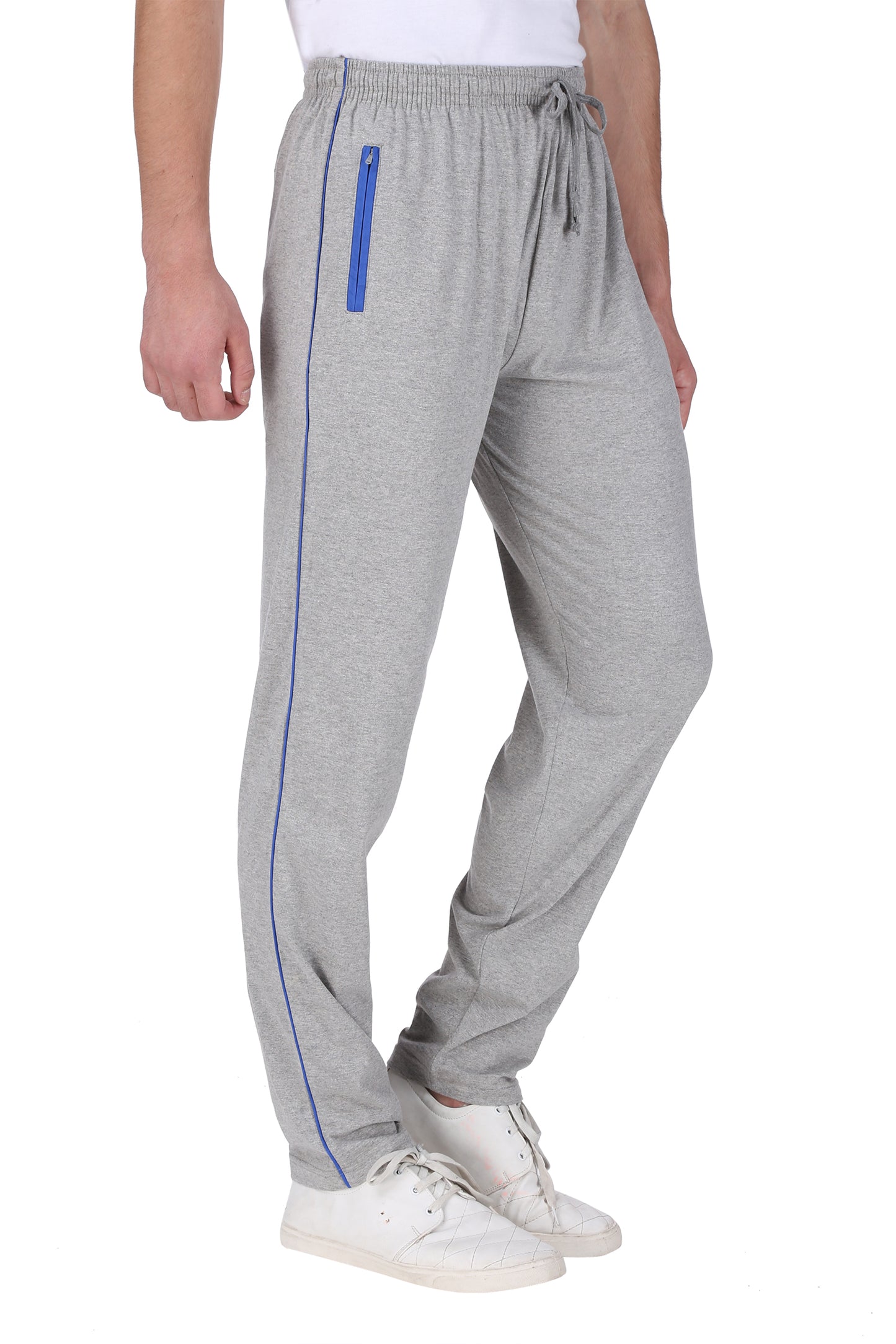 NEO GARMENTS Men's Cotton TRACK PANTS | GREY | SIZES FROM M TO 9XL.