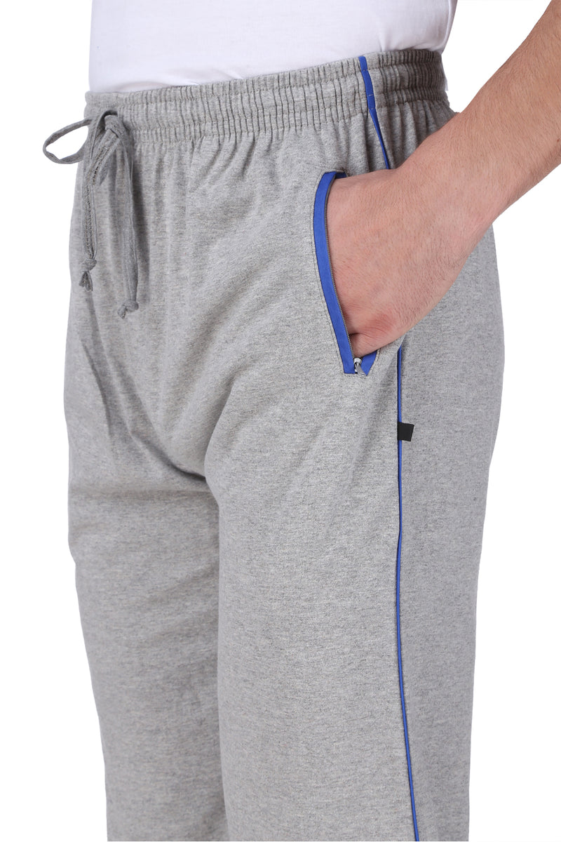 Men's Cotton TRACK PANTS | GREY | SIZES FROM M TO 9XL.