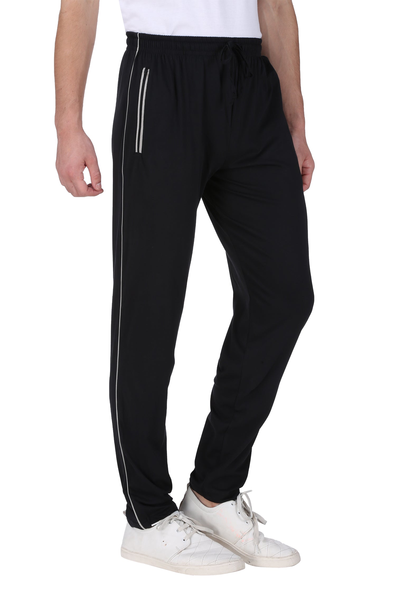 UNIQUE Black Polyester Lycra Trackpants Single  Buy UNIQUE Black Polyester  Lycra Trackpants Single Online at Low Price in India  Snapdeal