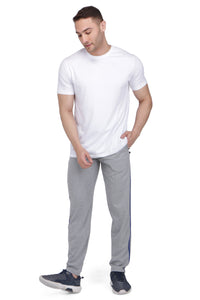 Men's Cotton PATTI TRACK PANTS | GREY | SIZES FROM M TO 5XL.