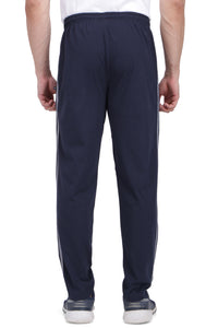 Men's Cotton PATTI TRACK PANTS | NEVY BLUE | SIZES FROM M TO 5XL.