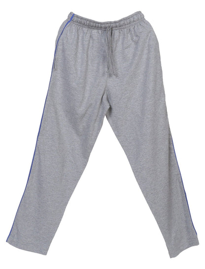 boy's cotton track pant grey, front view