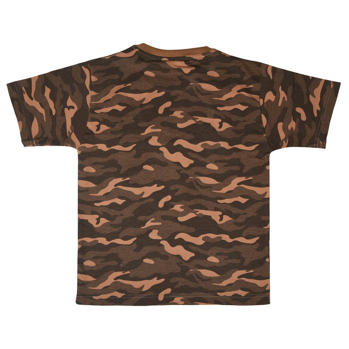 Boys Cotton Round Neck Half sleeves T-Shirt - CAMOUFLAGE | SIZE FROM 7 YRS TO 14 YRS