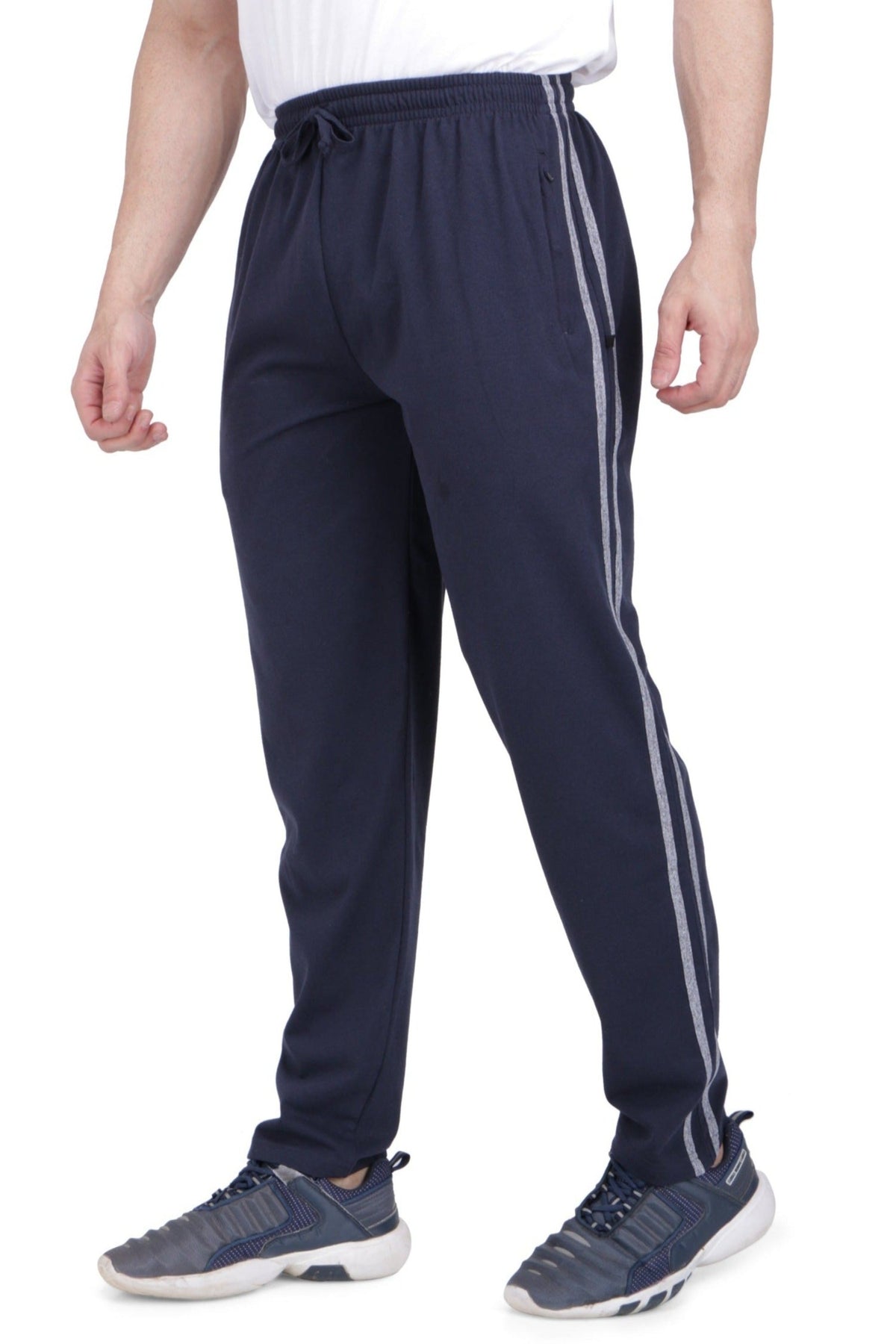 Men's Cotton PATTI TRACK PANTS, side view