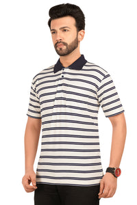 Men's Cotton Polo Neck Half Sleeve All Overl Print T-Shirt with Collar | SIZES FROM XS TO 2XL