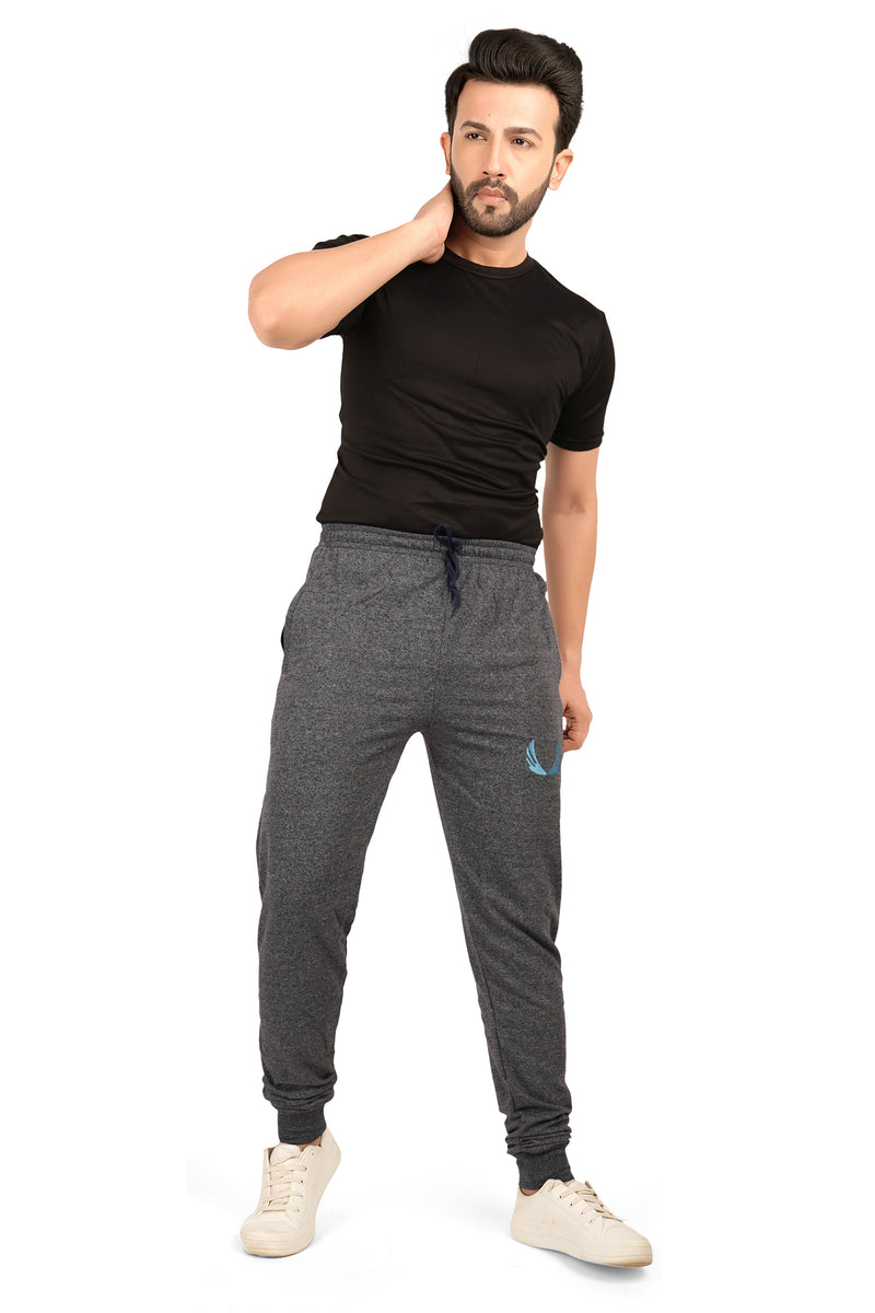 Men's Cotton Sweatpants - Black | SIZES FROM M TO 7XL.