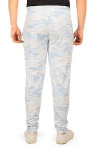 Men's Cotton Military White Camouflage Sweatpants All Over-Print. | SIZE FROM M TO 7XL