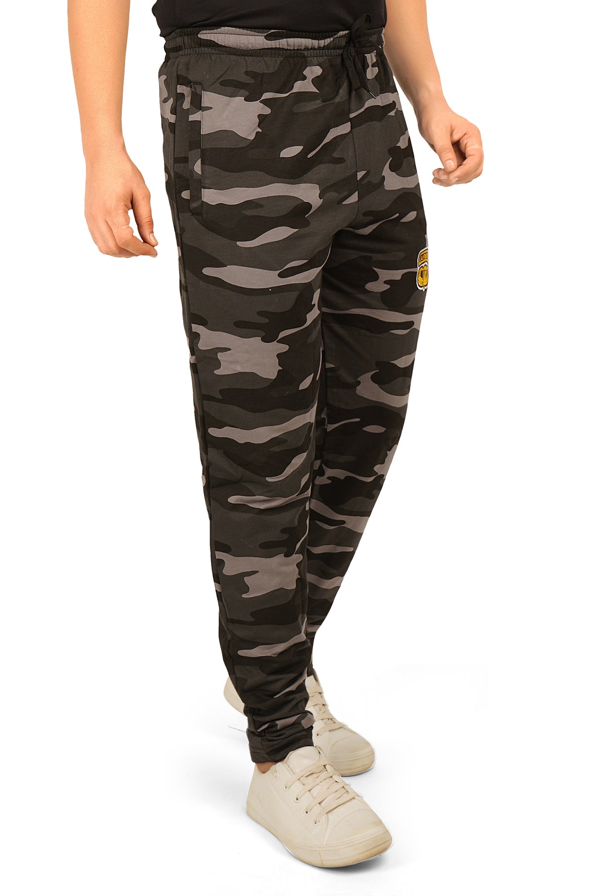 Men's Cotton Military Brown Camouflage Sweatpants All Over-Print. | SIZE FROM M TO 7XL