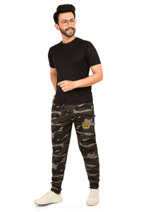 Men's Cotton Military Brown Camouflage Sweatpants All Over-Print. | SIZE FROM M TO 7XL