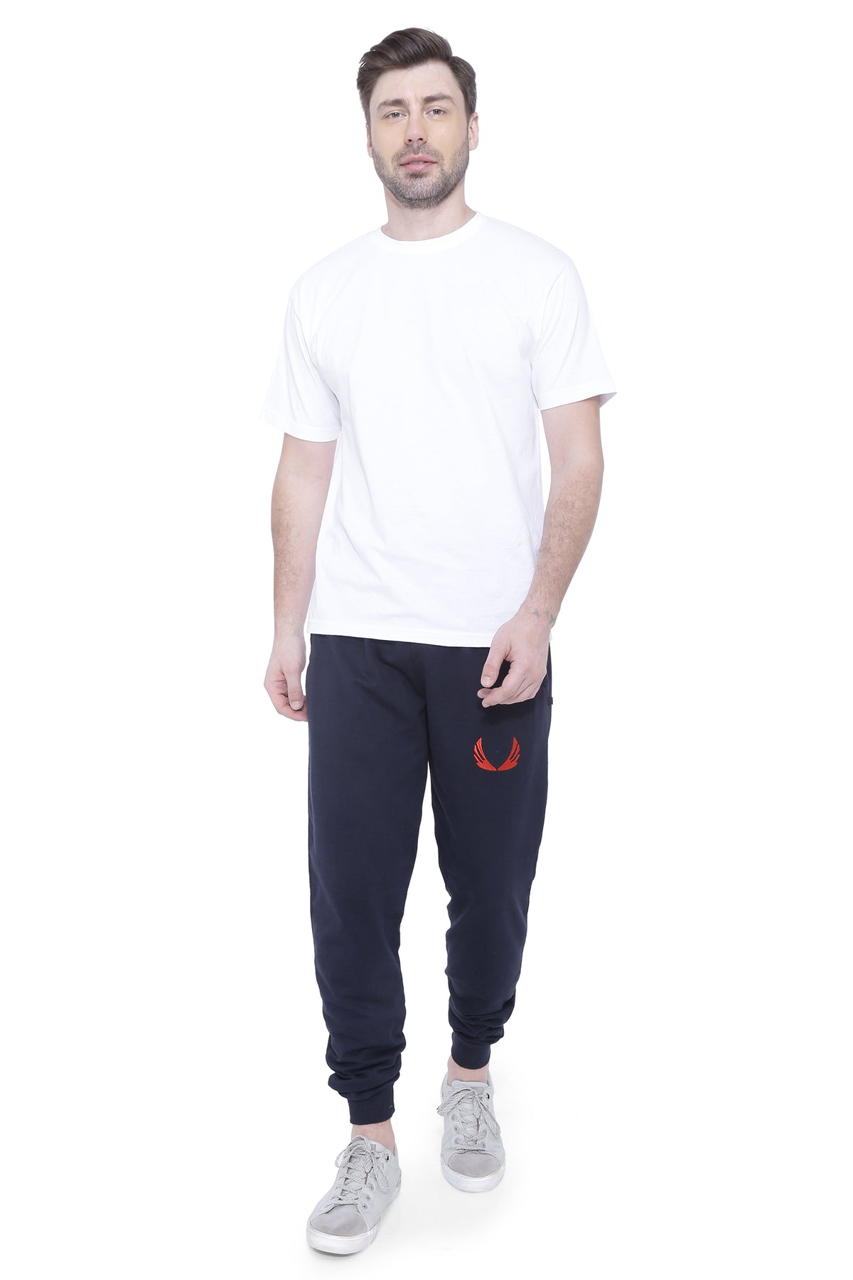 Men's Cotton Sweatpants - Navy Blue | SIZES FROM M TO 7XL.