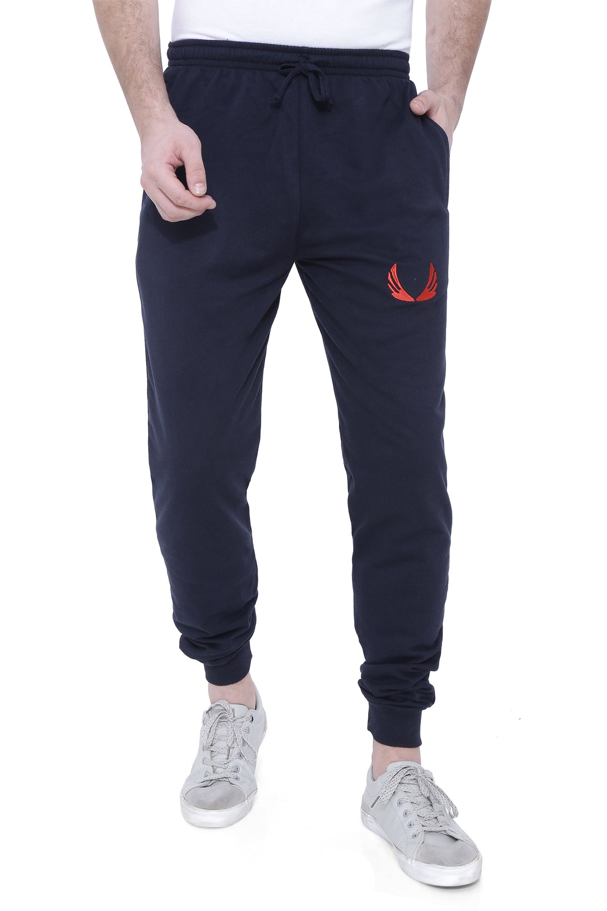 Men's Cotton Sweatpants - Navy Blue | SIZES FROM M TO 7XL.