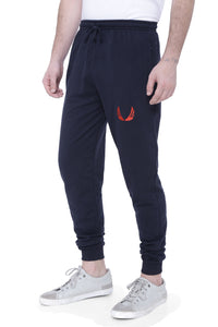 Men's Cotton Sweatpants - Navy Blue | SIZES FROM M TO 7XL.