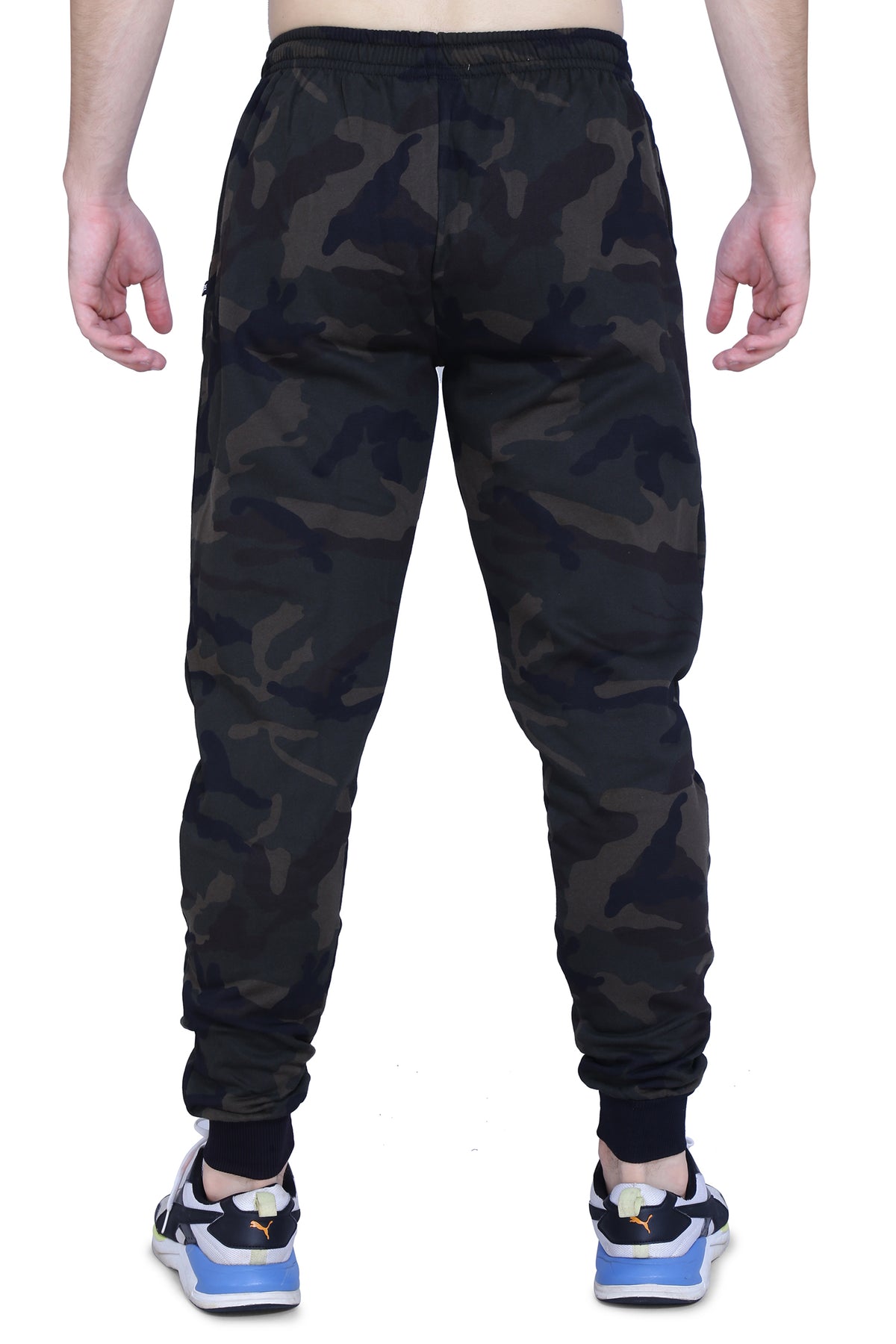 Men's Cotton Military Green Camouflage Sweatpants All Over-Print. | SIZE FROM M TO 7XL