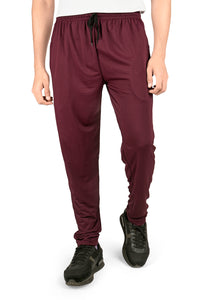 Men's POLYESTER TRACK PANTS | MAROON | SIZES FROM M TO 7XL.