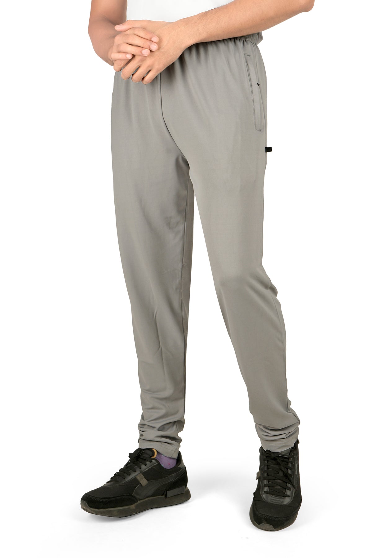 Men's POLYESTERTRACK PANTS | GREY | SIZES FROM M TO 7XL.