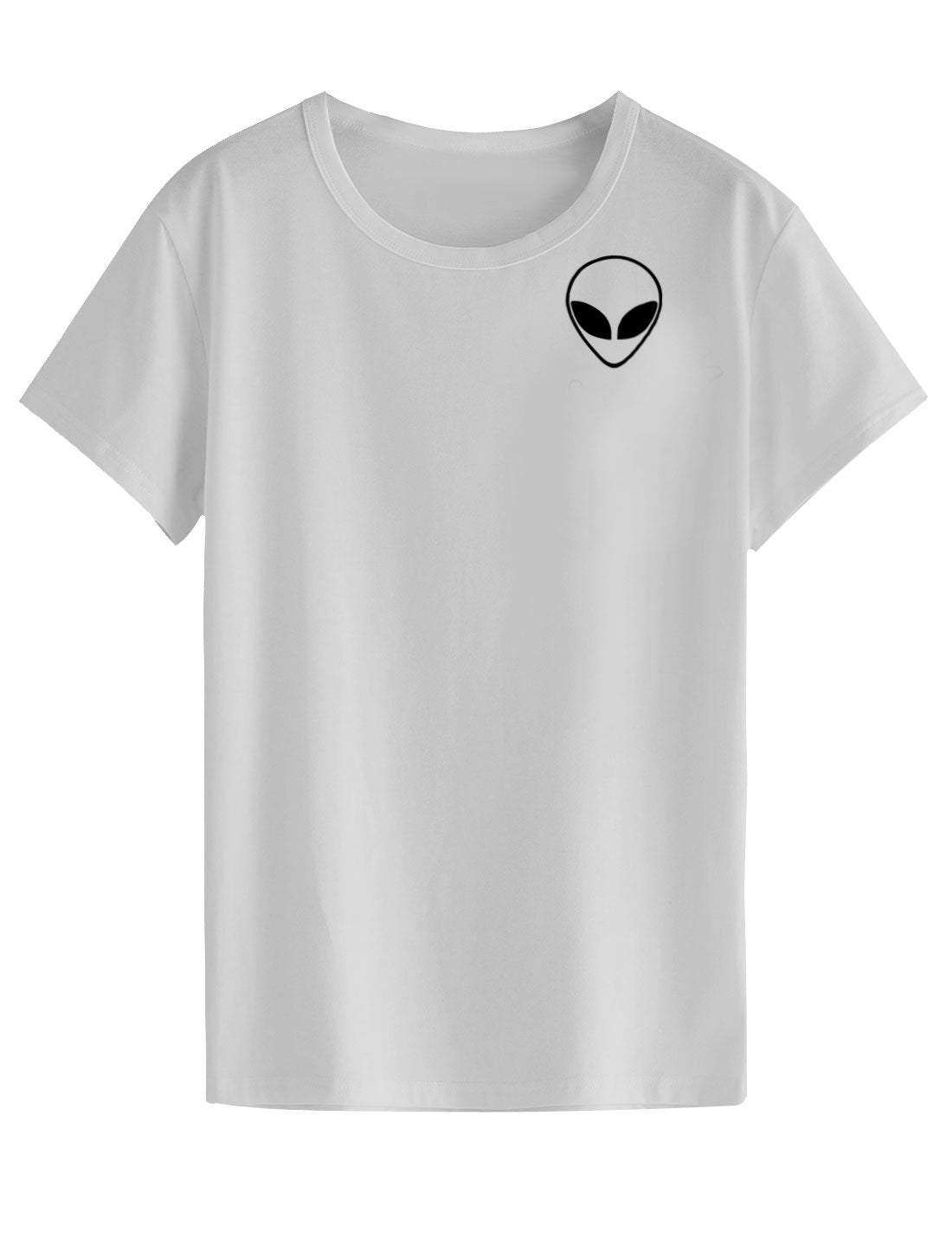 NEO GARMENTS Women's Cotton Round Neck T-shirt - ALIEN | SIZE FROM S-32" TO 3XL-42"