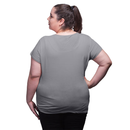NEO GARMENTS Women Cotton Round Neck Plus Size T-shirt | BEE | SIZES - 4XL" TO 8XL.