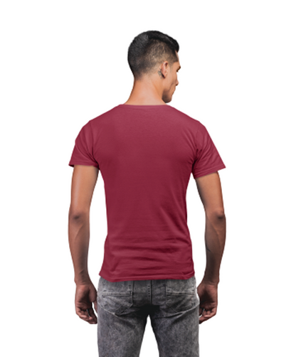 Neo Garments Men's Cotton Round Neck Half Sleeve T-Shirt | DOSTI | Size: XS TO 2XL