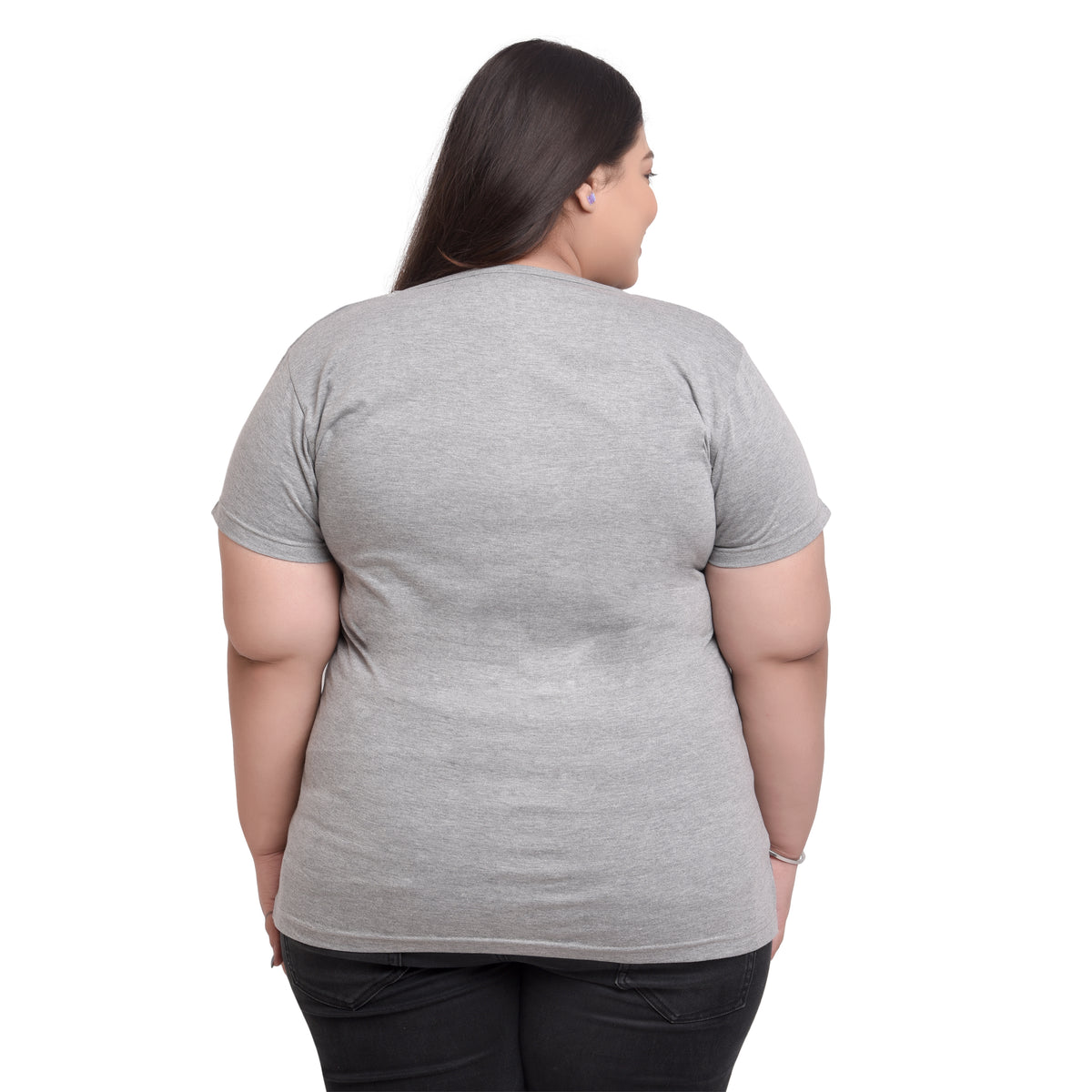 NEO GARMENTS Women's Cotton Round Neck T-shirt PLUS size - NORMAL PEOPLE SCARE ME. | SIZE FROM S-32" TO 8XL-52"