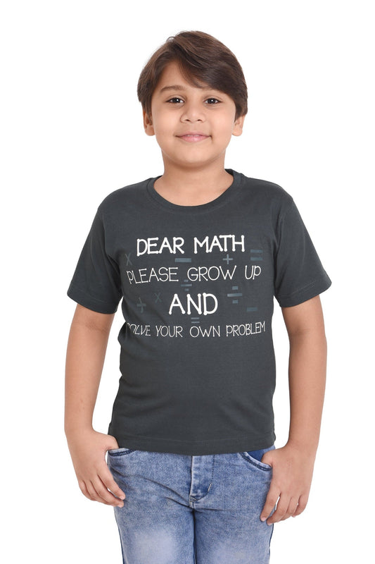 maths quote, front view