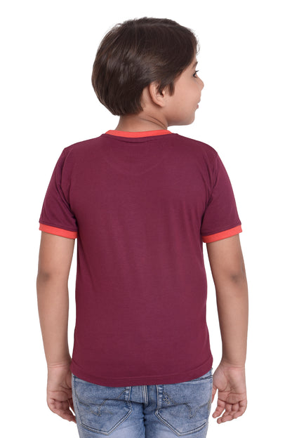 NEO GARMENTS Kid's Boys & Girls Round Neck Cotton T-shirt | I'M A LITTLE WILD. | SIZE FROM 1YRS TO 7YRS.