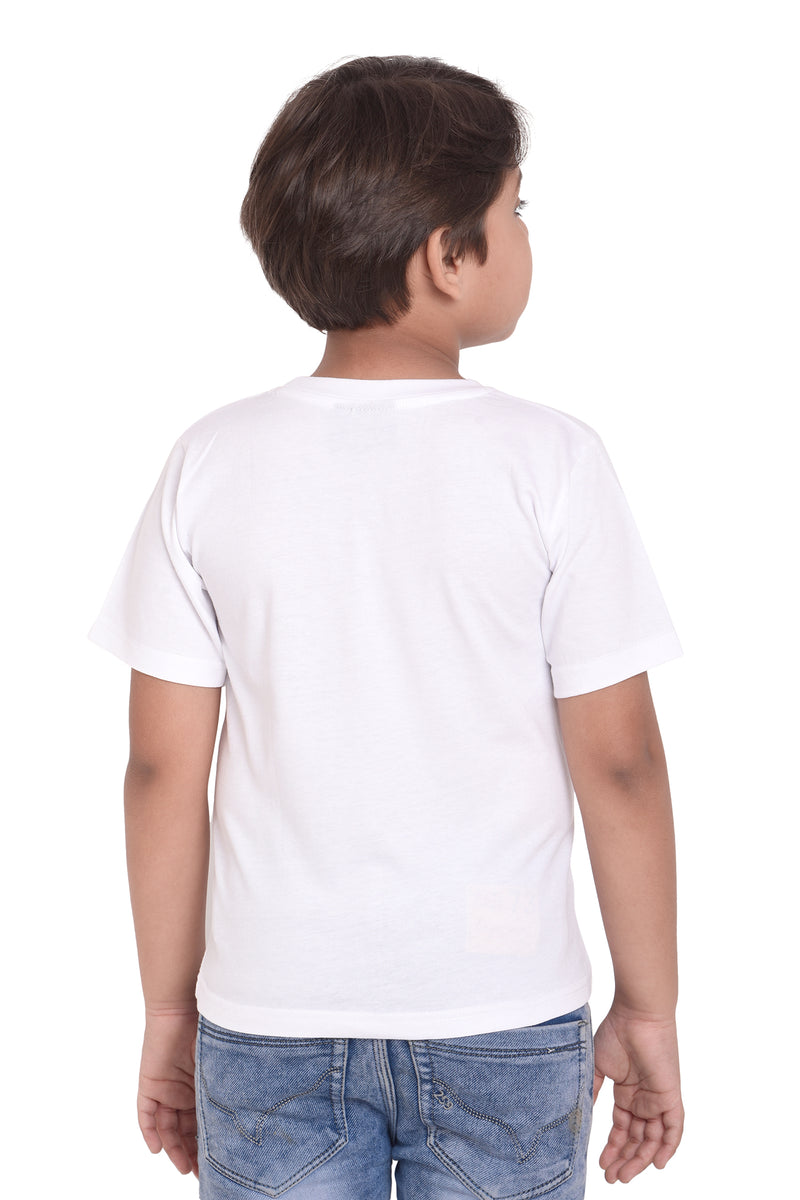 NEO GARMENTS Kids Unisex Round Neck Printed Cotton T-shirt - I HAVE AWESOME PARENTS. | SIZE FROM 1 YRS TO 7 YRS.