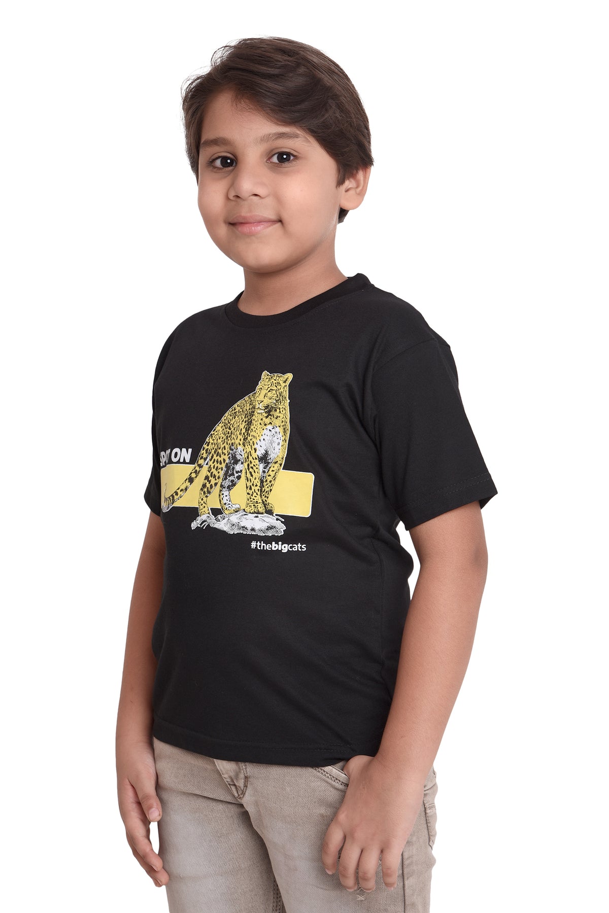 NEO GARMENTS Boys Cotton Round Neck Half sleeves T-Shirt - SPOT ON. | SIZE FROM 7YRS TO 14YRS