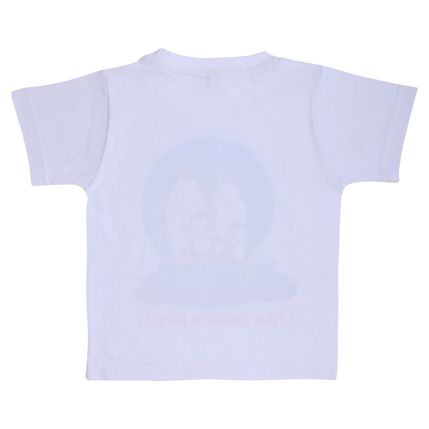 NEO GARMENTS Kids Unisex Round Neck Printed Cotton T-shirt - I HAVE AWESOME PARENTS. | SIZE FROM 1 YRS TO 7 YRS.