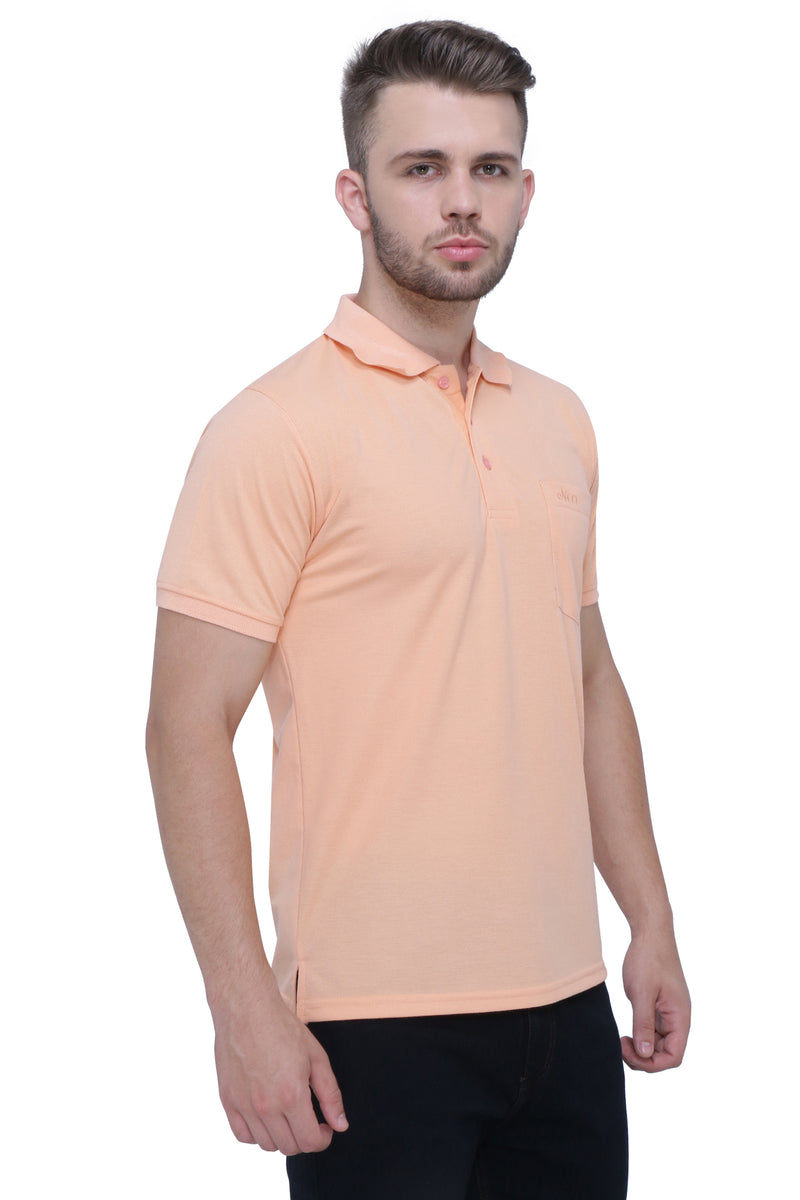 Neo Garments Men's Cotton Polo Neck Half Sleeve T-Shirt | SIZES FROM XS TO 2XL