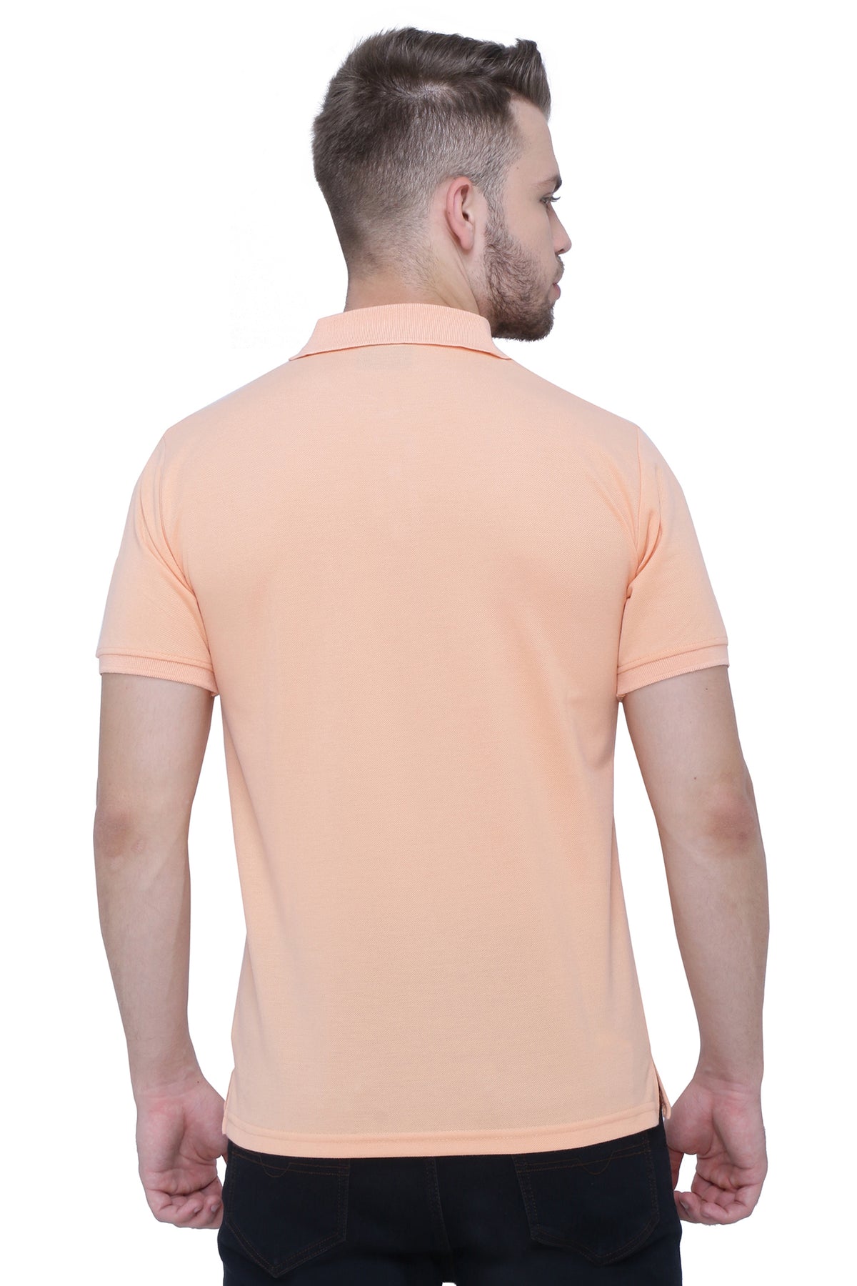 Neo Garments Men's Cotton Polo Neck Half Sleeve T-Shirt | SIZES FROM XS TO 2XL