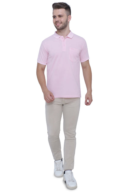 Neo Garments Men's Cotton Polo Neck Half Sleeve T-Shirt | SIZES FROM XS TO 2XL