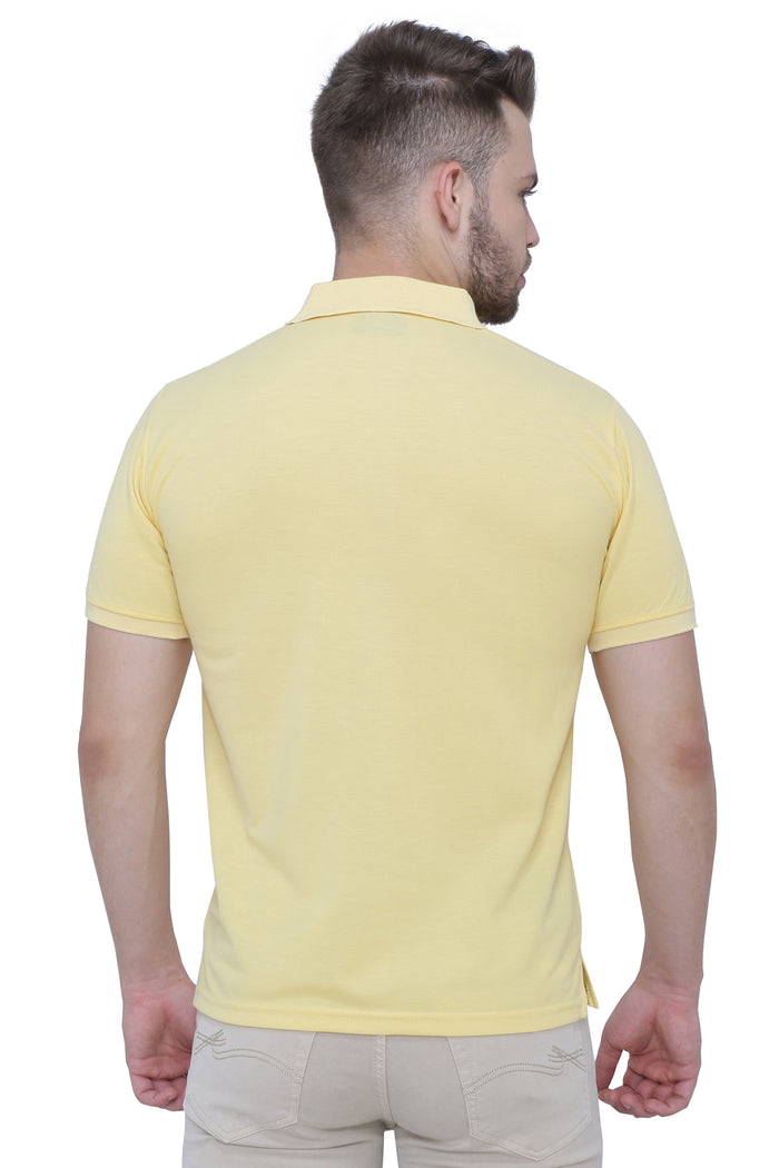 Neo Garments Men's Cotton Polo Neck Half Sleeve T-Shirt | SIZES FROM XS TO 2XL