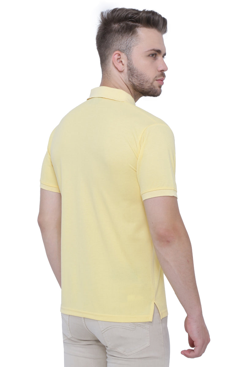 Neo Garments Men's Cotton Polo Neck Half Sleeve T-Shirt | SIZES FROM XS TO 2XL