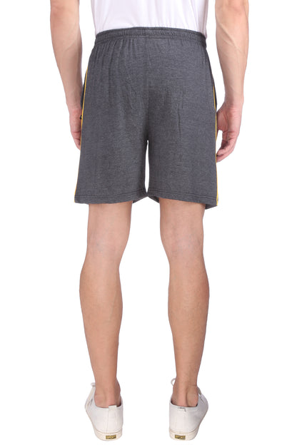 NEO GARMENTS Men’s Cotton Long Shorts | CARBON | SIZES FROM M TO 9XL.